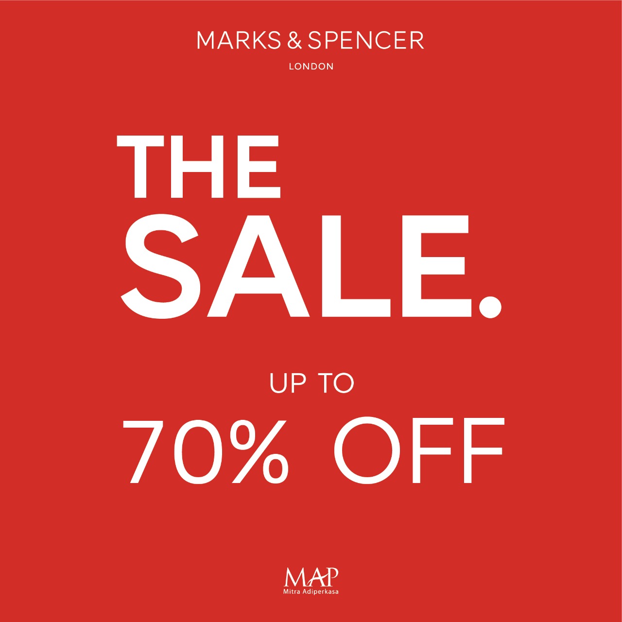 MARKS & SPENCER Disc. up to 70 OFF CENTRAL PARK MALL JAKARTA