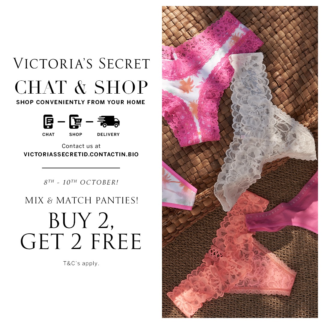 VICTORIA SECRET Buy 2 Get 2 Free panties