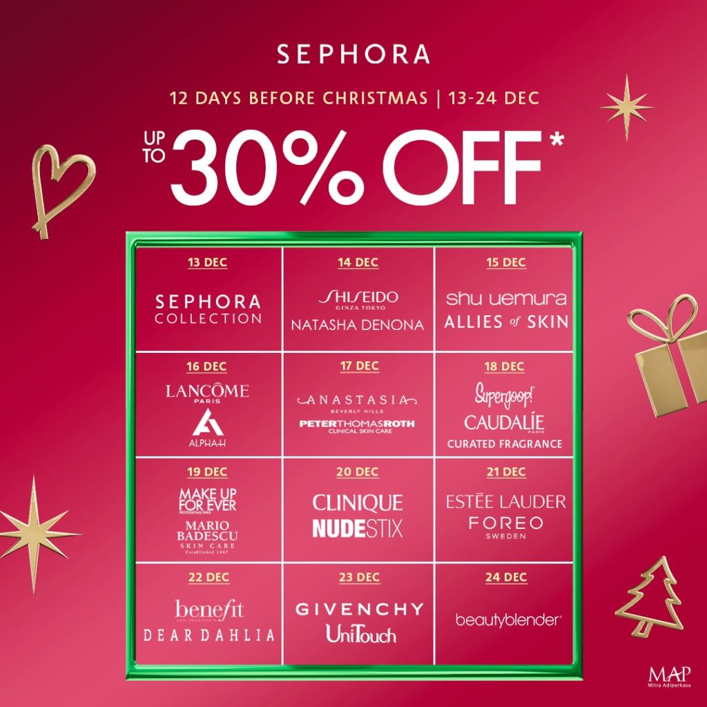 SEPHORA Disc. up to 30 OFF CENTRAL PARK MALL JAKARTA